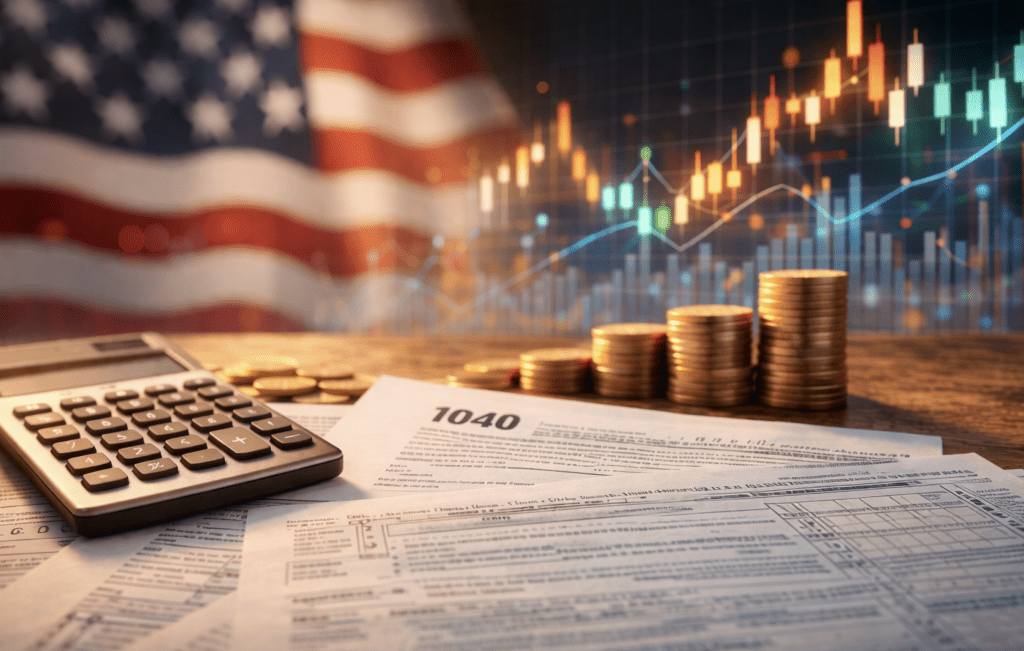 ¿Cuánto se paga de impuestos en EE.UU. por inversiones en 2026?